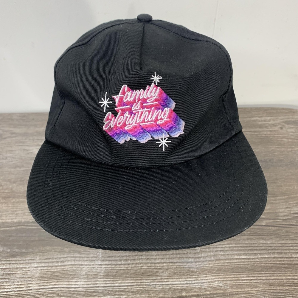 Taco Bell Hat Cap Snap Back One Size Black‎ Family Is Everything Retro Mens